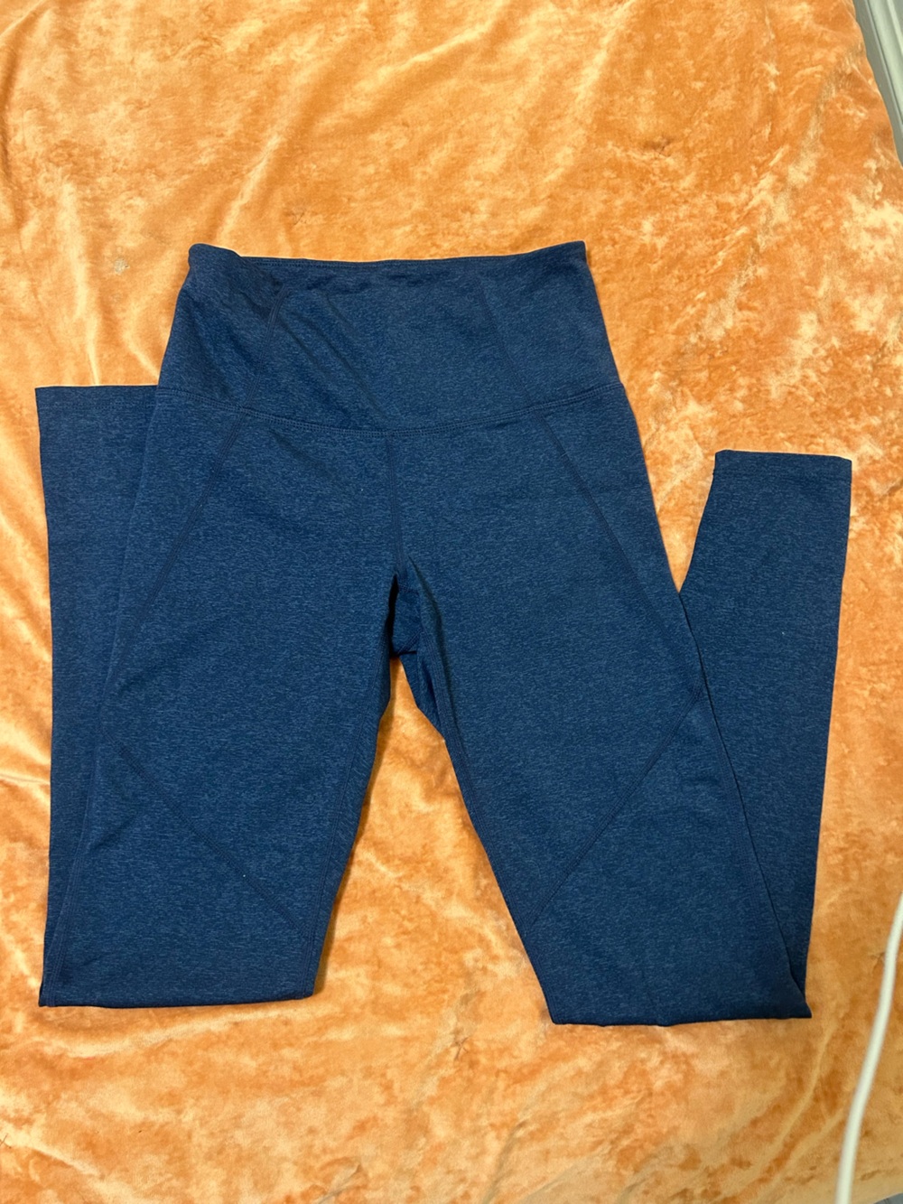 JoyLab High-Waisted Leggings - Heathered Navy Blue, Size Small